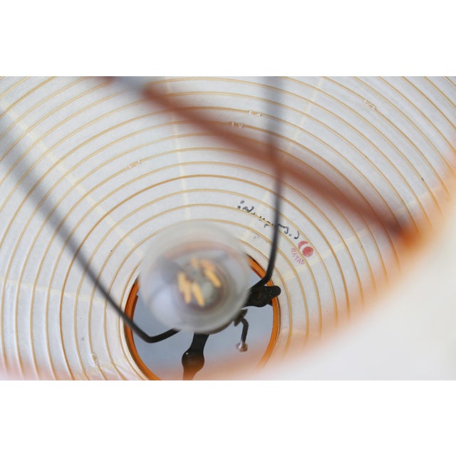 1960s Vintage Original Isamu Noguchi Akari 10a Floor Lamp Tripod For Sale - Image 10 of 12