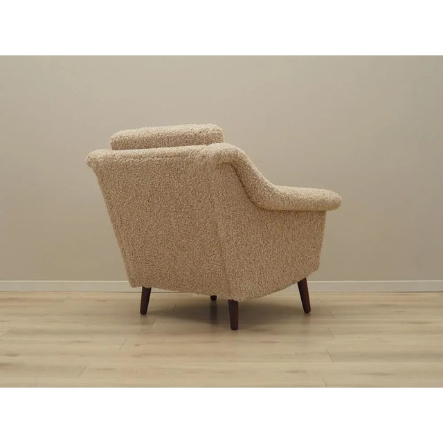 Danish Beige Armchair, 1970s For Sale - Image 6 of 13