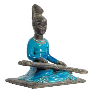 Italian Ceramic Figurine from Ugo Zaccagnini, 1940s For Sale