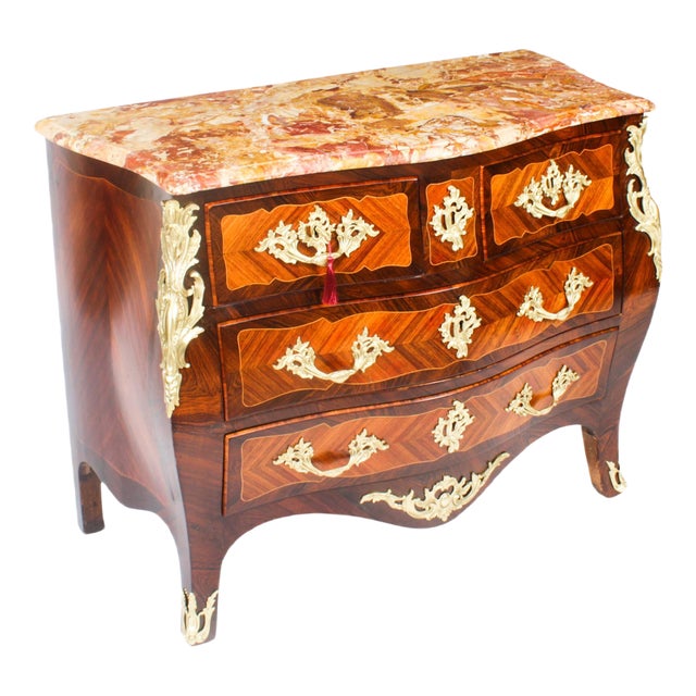 French Louis XVI Marquetry Chest of Drawers, 18th Century For Sale