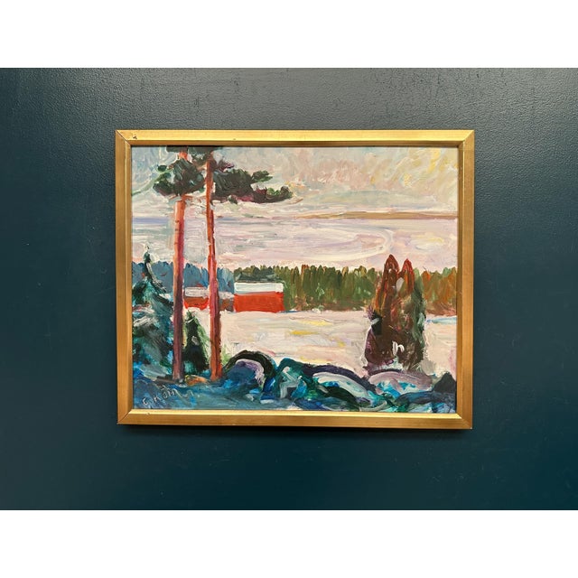 Carl Köhler, Landscape, 1960s, Oil on Panel, Framed For Sale - Image 11 of 16