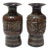 Mid-Century Italian Modern Sgraffito Vases / Vessels - a Pair For Sale