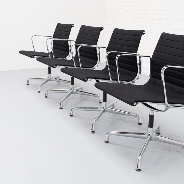 Black EA 108 Swivel Chair by Charles & Ray Eames for Vitra, 1990s For Sale - Image 8 of 18