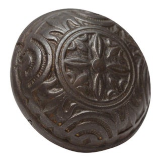 Antique Mallory Wheeler Cast Iron Door Knob For Sale