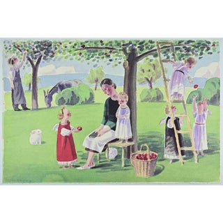 Jan Knap, In the Countryside, Lithograph, 1999 For Sale