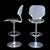 Modern Pair of Lucite and Chrome Bar Stools for Hill Manufacturing For Sale - Image 3 of 6