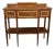 George III Style Satinwood Inlaid Mahogany Serving Table For Sale