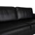 Mofrl 3300 3-Seater Sofa in Black Leather from Rolf Benz For Sale - Image 4 of 14