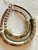 Vintage Boho Chic Mixed Metal Double Hoop Statement Earrings For Sale In New York - Image 6 of 8