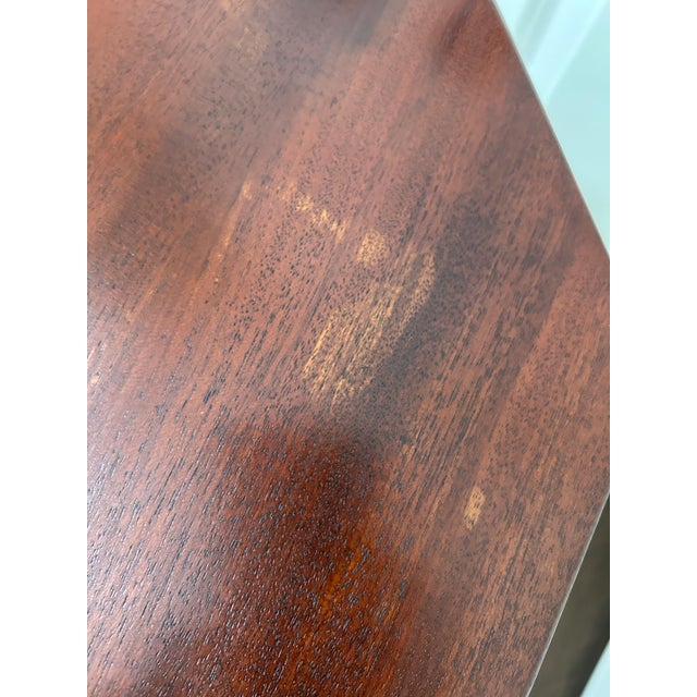 Early 20th Century Early 20th Century English Mahogany Wine Table For Sale - Image 5 of 7
