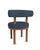 Moca Chair in Tricot Dark Seafoam Fabric and Smoked Oak by Studio Rig for Collector For Sale - Image 4 of 6
