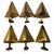 Mid-Century Brass Wall Lamps, Germany, 1970s, Set of 6 For Sale - Image 17 of 17