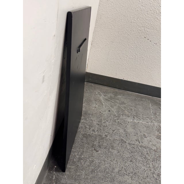 Post Modern Custom Design Metal + Red Ceramic Mirror For Sale - Image 11 of 12