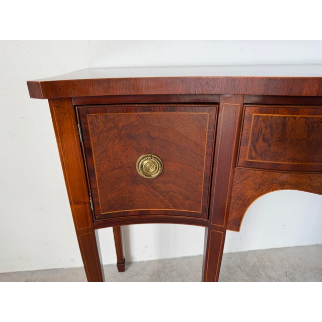 Baker Historic Charleston Collection Mahogany Brandy Board / Server Console Table For Sale - Image 12 of 13