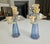 Pair Murano Venetian Blue & Gold Glass Angel Candle Holders For Sale In Palm Springs - Image 6 of 12