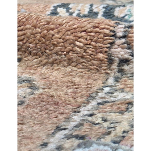 Moroccan Terracotta Wool Rug - 11.7 X 6.2 Ft For Sale - Image 4 of 6