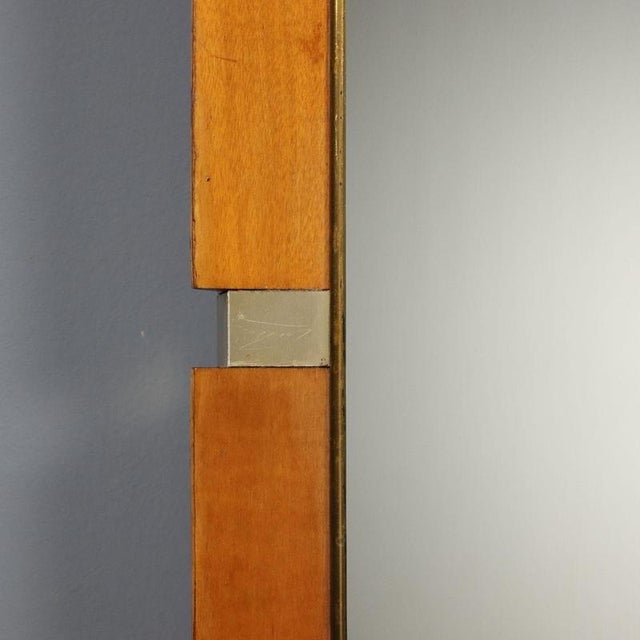 Vintage Mirror in Wooden Frame, 1960s For Sale - Image 5 of 11