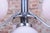 Metal Art Deco Chandelier in Chrome-Plated Steel and Opal Glass, Czech, 1920s For Sale - Image 7 of 14