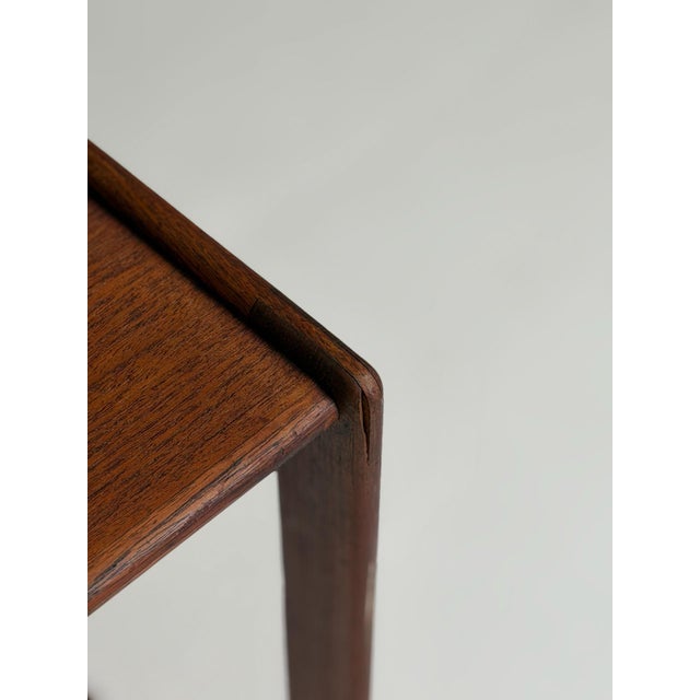 Teak Side Table by Arne Hovmand Olsen for Mogens Kold, 1960s For Sale - Image 9 of 10