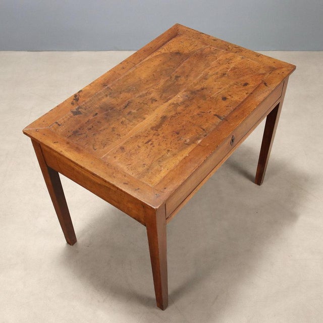 Brown Vintage Directoire Walnut Desk For Sale - Image 8 of 10