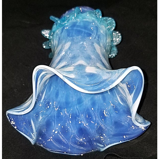 1900 Blown Glass Lamp Shade For Sale - Image 4 of 9