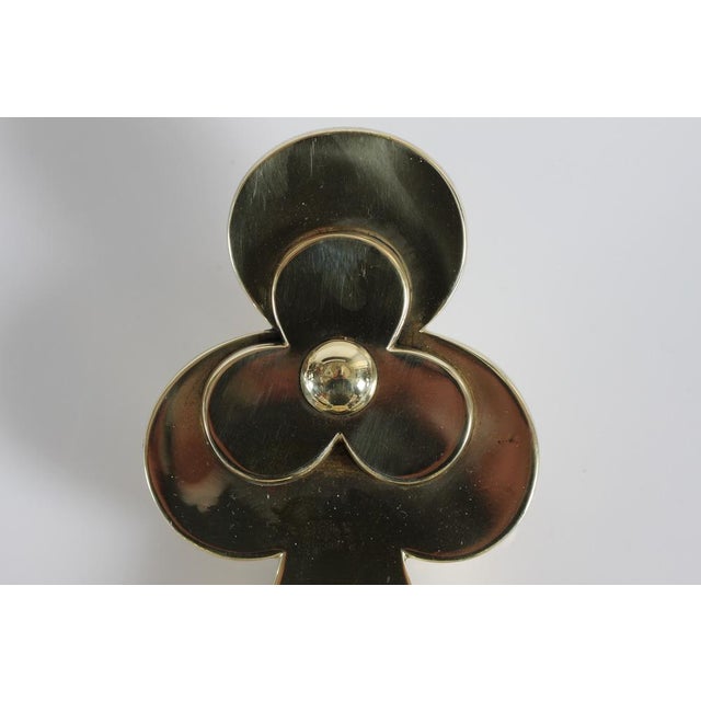 Art Nouveau Wall Lights in Brass in the style of Thorvald Bindesbøll, Denmark, 1900s, Set of 2 For Sale - Image 12 of 16