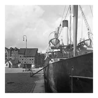 Karl Heinrich Lämmel, Ships at Koenigsberg Harbor in East Prussia, Germany, 1937, Photograph For Sale
