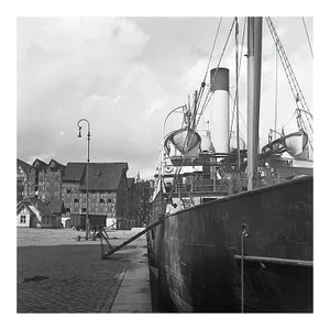 Karl Heinrich Lämmel, Ships at Koenigsberg Harbor in East Prussia, Germany, 1937, Photograph