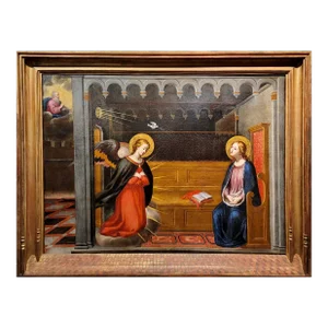 17th Century Italian Old Master -The Annunciation -Oil Painting
