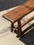Rustic Oak Farmhouse Bench, 1950s For Sale - Image 12 of 18