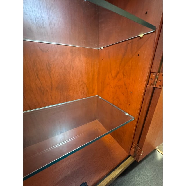 1966 Mid-Century Modern Expanding Bar Cabinet With Pull-Out Serving Console For Sale In Houston - Image 6 of 12
