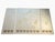 Hollywood Regency Vintage 1980s Etched Floral Triptych Mirror Wall Art in Gold Brass For Sale - Image 3 of 6
