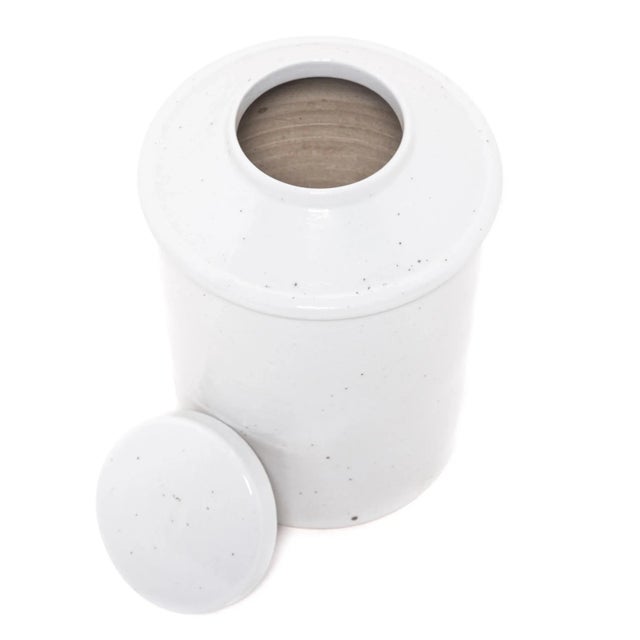 Chinese White Glazed Tea Leaf Jar For Sale In Chicago - Image 6 of 6