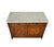 Traditional Birdseye Maple Faux Bamboo Marble Top Cabinet For Sale - Image 3 of 12