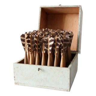 Vintage Apex No 2 Dart Set With Storage Box For Sale