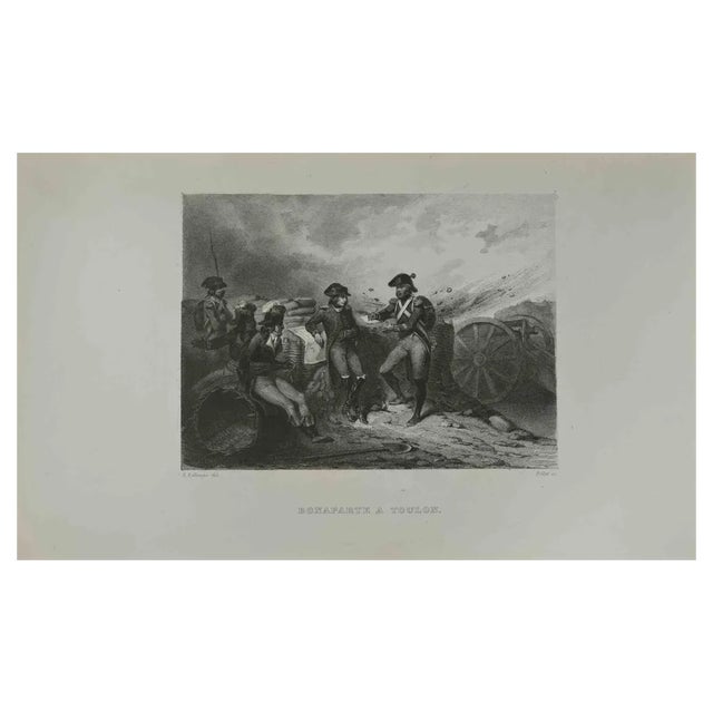 Hippolyte Bellangé, Napoleon Bonaparte in Toulon, 1837, Etching For Sale