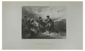 Hippolyte Bellangé, Napoleon Bonaparte in Toulon, 1837, Etching