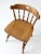 Vintage Wood Pub Chair For Sale - Image 4 of 9