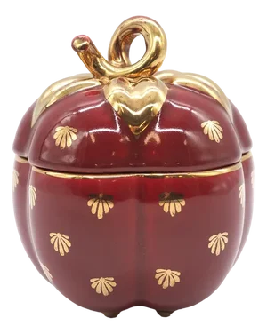 Red Rubin Jar by Arthur Percy for Upsala Ekeby Gefle, Sweden, 1940s