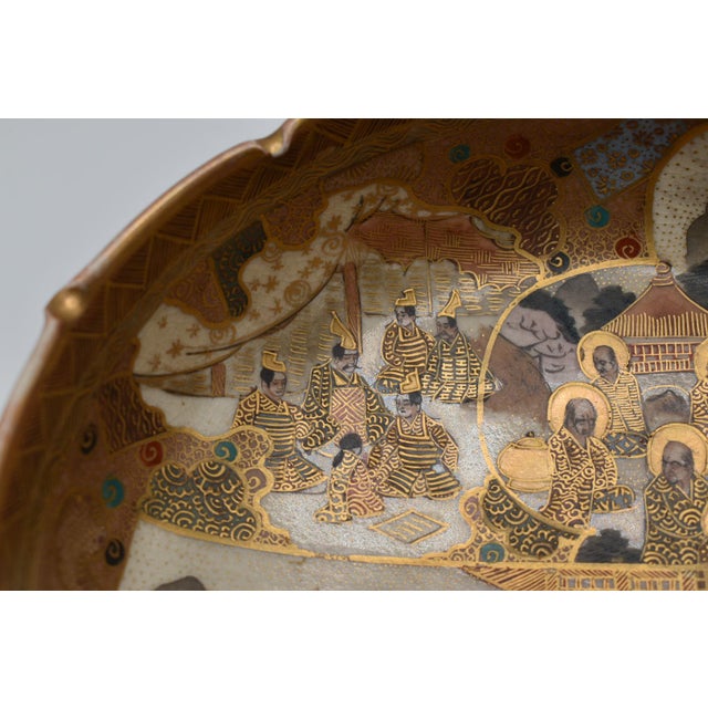 Metal Late 19th Century Japanese Satsuma Bowl From the Meiji Period For Sale - Image 7 of 18