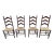 Vintage Ladder Back Chairs - Set of 4 For Sale