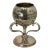 Antique Classic Three Handle Style Silverplate Bowling Trophy Cup Circa 1912 - 1913 For Sale