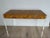 A striking blend of glamour and minimalism, this “Bond” desk by Jonathan Adler pairs richly burled Mappa wood with sleek...