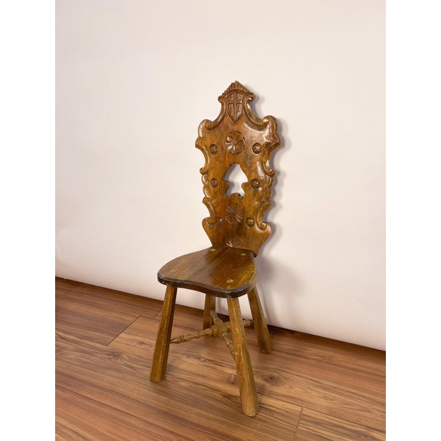 Late 19th Century Beechwood Fireplace Chair For Sale - Image 4 of 6