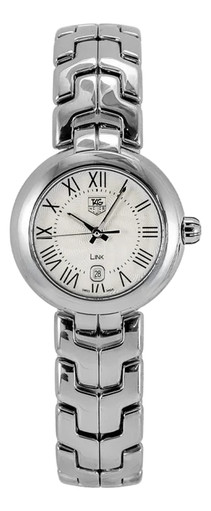 Ladies Tag Heuer Link 29mm Wat1416 Stainless Steel Quartz Watch