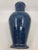 Vase in French Blue Enamelled Stoneware from Accolay, 1970s For Sale - Image 6 of 10