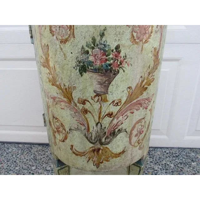 Early 19th Century Antique Painted Italian Drum Table For Sale - Image 5 of 12