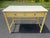 Mid-Century Modern Vintage Thomasville Allegro Yellow Faux Bamboo Writing Desk For Sale - Image 3 of 18