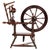 Antique Hand-Polished Dark Wood Spinning Wheel, 1880s For Sale - Image 8 of 8