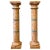 Italian Pedestals in Rossa Verona Marble, 1920, Set of 2 For Sale - Image 10 of 10
